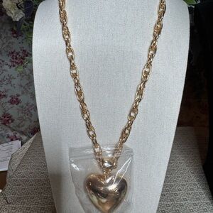 Park Lane Minnie Gold Heart Pendant Necklace